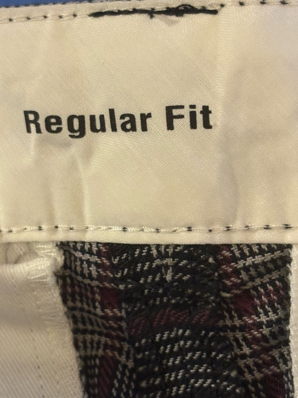 Dickies Plaid Chino Pants Size 30x32 Black Gray Red Regular Fit Straight NWT - Picture 6 of 7